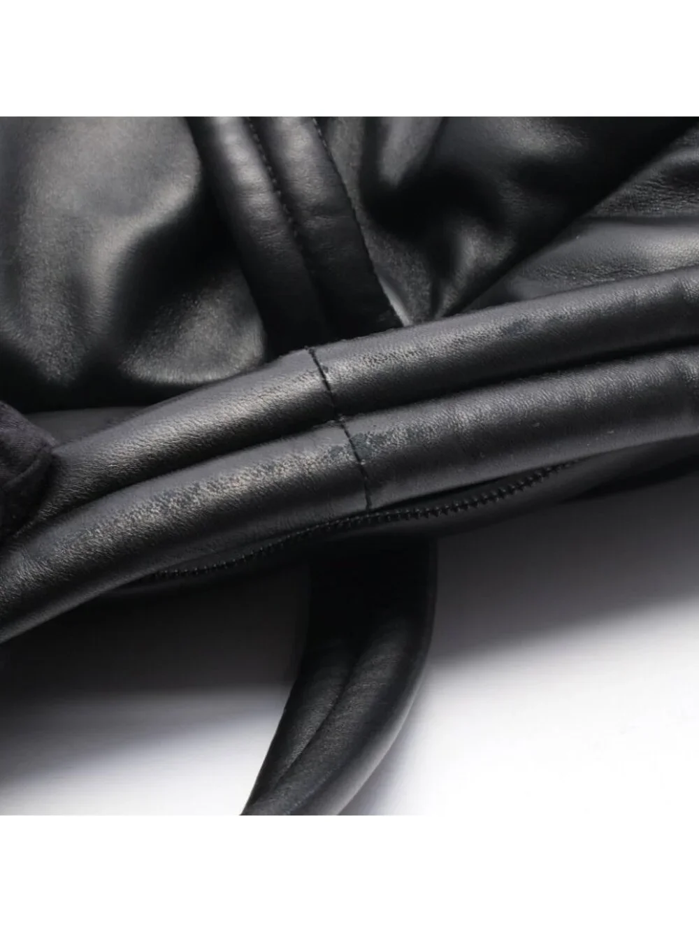 Saint Laurent Paris Boston Bag Wide Logo Puffer Black Leather